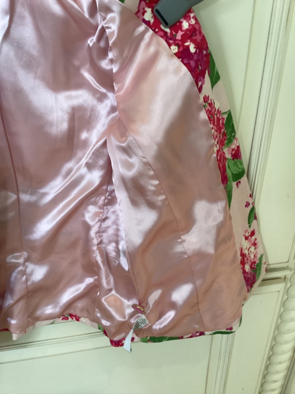 LINEA by LOUIS DELL ‘OLIO PINK FLORAL JACKET - Size XS - Picture 9 of 12